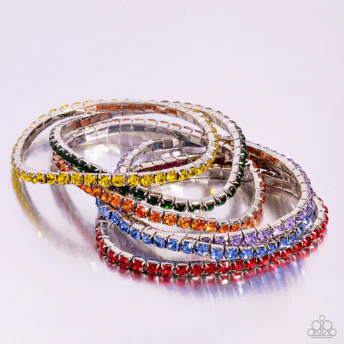 Paparazzi ♥ Rock Candy Range - Multi ♥ Bracelet