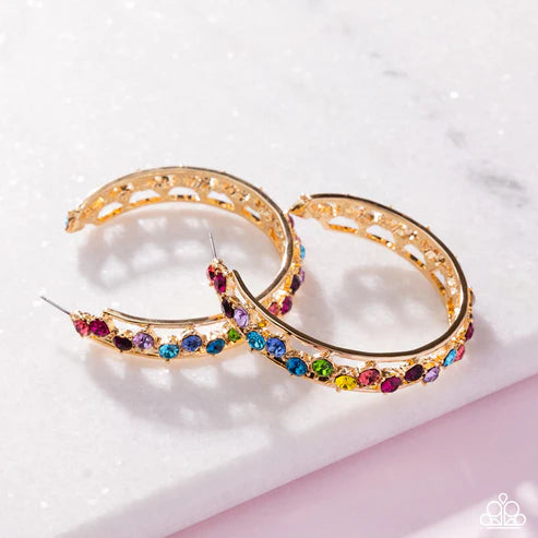 Paparazzi ♥ Scattered Sophistication - Multi ♥ Earrings