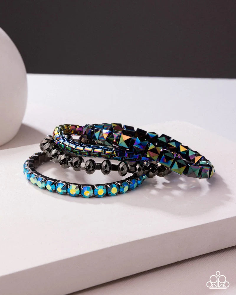 Paparazzi ♥ Punk Pattern - Multi ♥ Bracelet