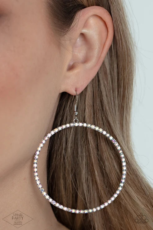 Paparazzi ♥ Wide Curves Ahead - Multi ♥ Earrings