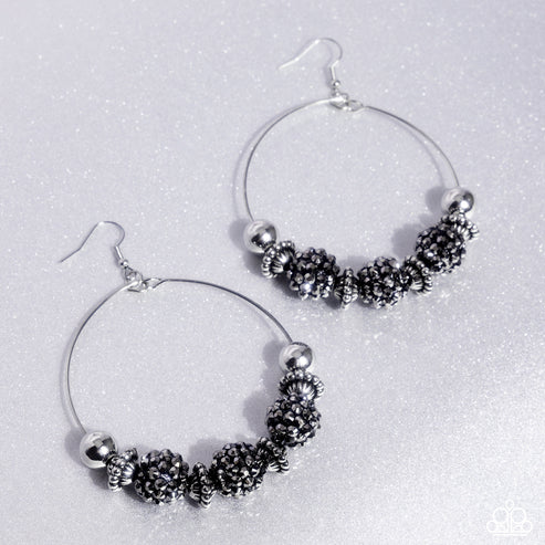 Paparazzi ♥ I Can Take a Compliment - Silver ♥ Earrings