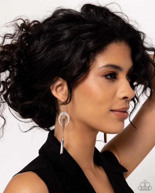 Paparazzi ♥ Lounging Laurel - Multi ♥ Earrings