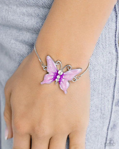 Paparazzi ♥ Aerial Adornment - Purple ♥ Bracelet
