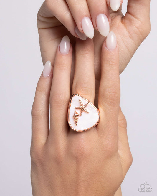 Paparazzi ♥ Seaside Serendipity - Copper ♥ Ring