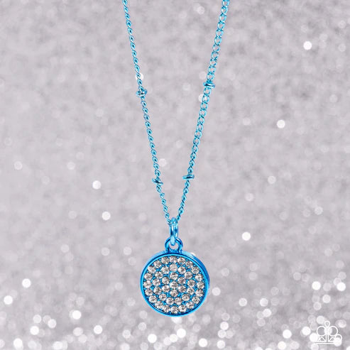 Paparazzi ♥ Bejeweled Basic - Blue ♥ Necklace