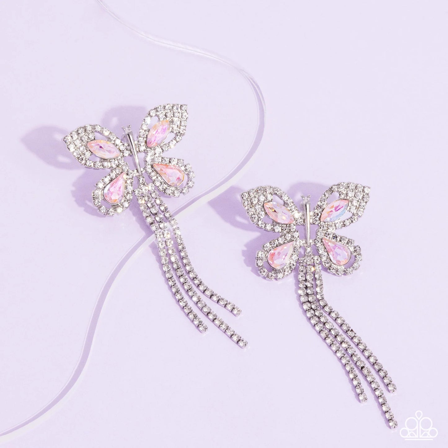 Paparazzi ♥ Next Soar - Pink ♥ Post Earrings