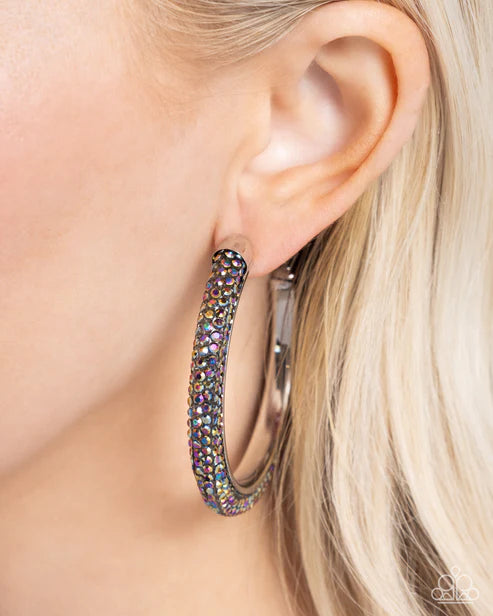 Paparazzi ♥ Chiseled Crescendo - Multi ♥ Earrings