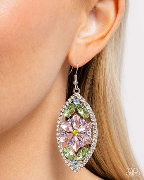 Paparazzi ♥ Gallant Garden - Multi ♥ Earrings