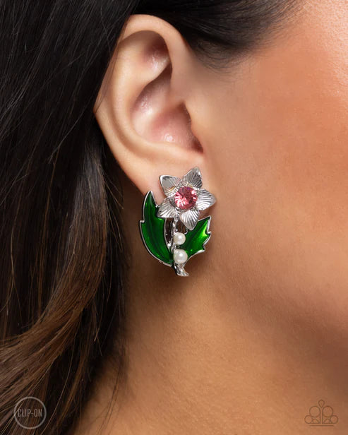 Paparazzi ♥ Gardening Guest - Pink ♥ Clip-On