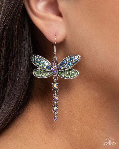 Paparazzi ♥ Hey, I Heard You Were A Wild One - Green ♥ Earrings