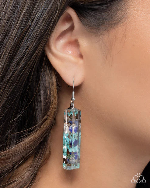 Paparazzi ♥ Natural Nightlife - Blue ♥ Earrings