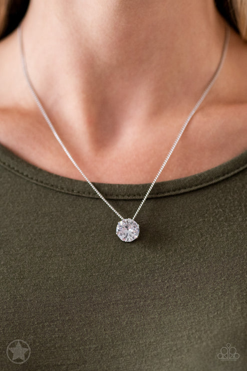 Paparazzi ♥ What A Gem - White ♥ Necklace