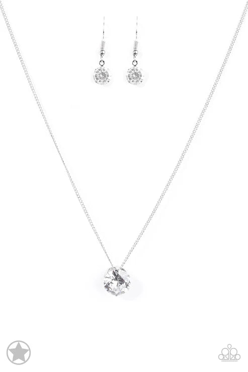 Paparazzi ♥ What A Gem - White ♥ Necklace