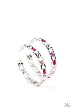 Paparazzi ♥ The Gem Fairy - Pink ♥ Earrings