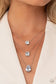 Paparazzi ♥ Lustrous Layers - White ♥ Necklace