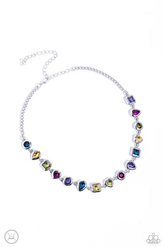 Paparazzi ♥ Abstract Admirer - Multi ♥ Necklace