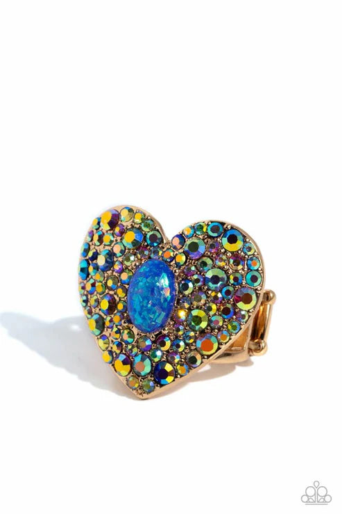 Paparazzi ♥ Bejeweled Beau - Blue ♥ Ring