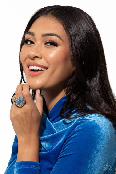 Paparazzi ♥ Bejeweled Beau - Blue ♥ Ring