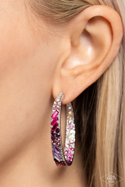 Paparazzi ♥ GLITZY By Association - Multi ♥ Earrings