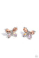 Paparazzi ♥ Live to FLIGHT Another Day - Orange ♥ Post Earrings