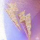 Paparazzi ♥ Electric Effulgence - Gold ♥ Post Earrings