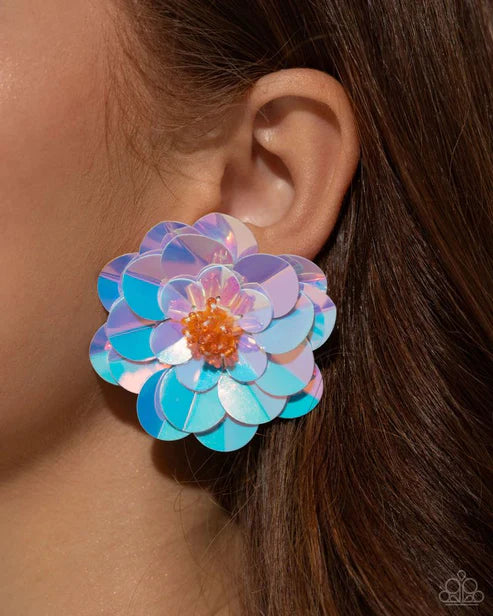 Paparazzi ♥ Floating Florals - Multi ♥ Post Earrings