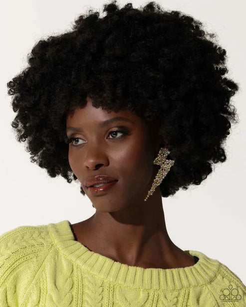 Paparazzi ♥ Electric Effulgence - Gold ♥ Post Earrings