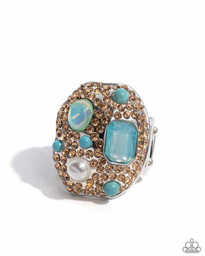Paparazzi ♥ Active Artistry - Blue ♥ Ring