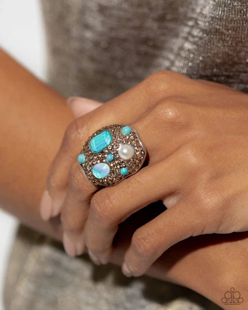 Paparazzi ♥ Active Artistry - Blue ♥ Ring