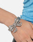 Paparazzi ♥ Its All A-BOW-t Me - White ♥ Bracelet