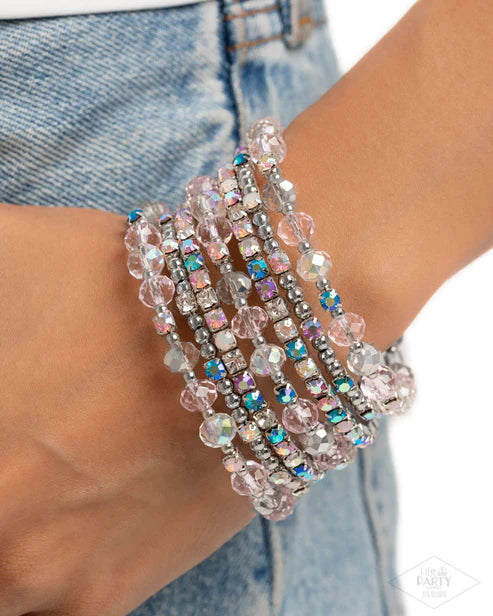 Paparazzi ♥ Sizzling Stack - Multi ♥ Bracelet