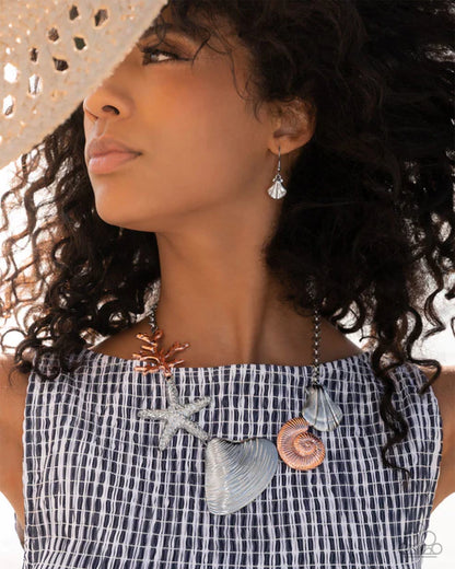 Paparazzi ♥ Along the Reef - Silver ♥ Necklace