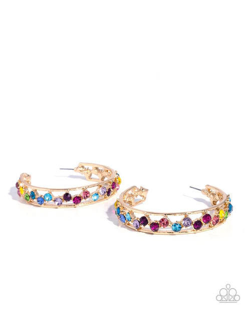 Paparazzi ♥ Scattered Sophistication - Multi ♥ Earrings