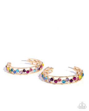 Paparazzi ♥ Scattered Sophistication - Multi ♥ Earrings