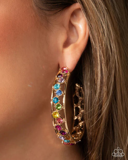 Paparazzi ♥ Scattered Sophistication - Multi ♥ Earrings
