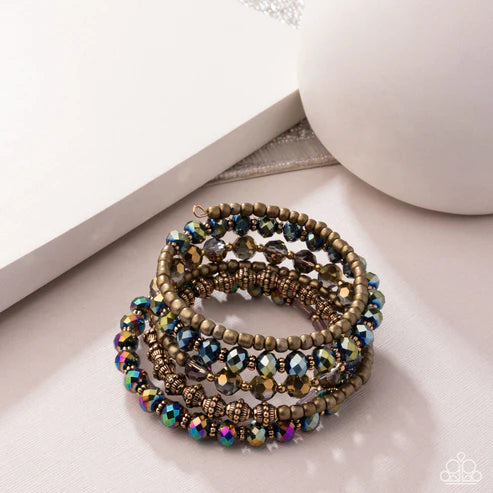 Paparazzi ♥ Stacked Surprise - Multi ♥ Bracelet