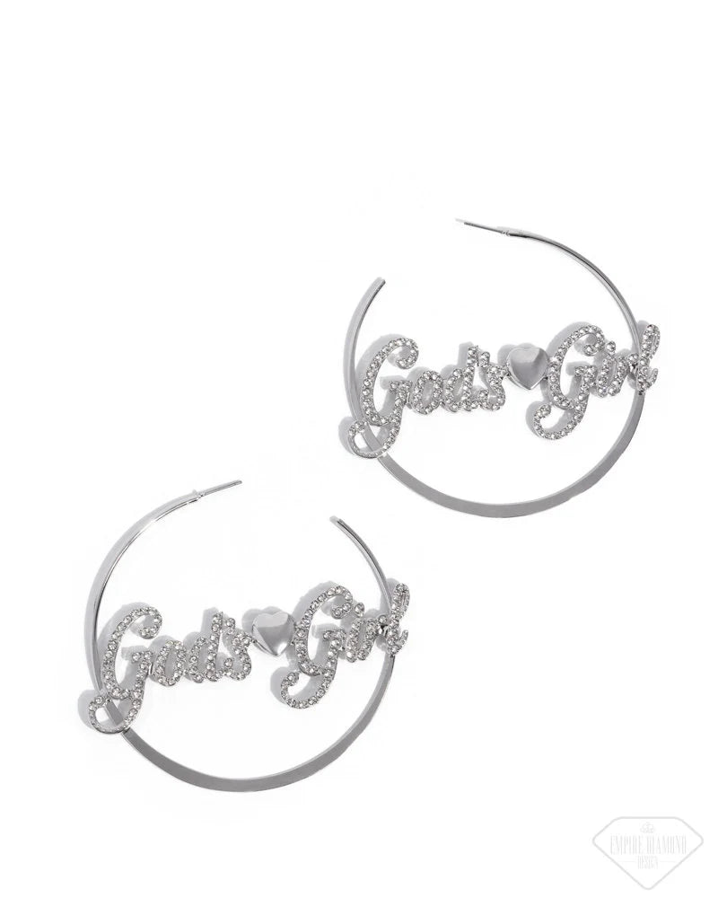 Paparazzi ♥ Shine With Purpose - White ♥ Earrings