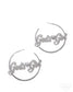 Paparazzi ♥ Shine With Purpose - White ♥ Earrings