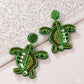 Paparazzi ♥ Turtle Tapestry - Green ♥ Post Earrings