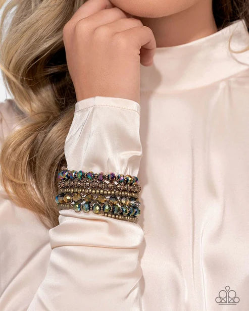 Paparazzi ♥ Stacked Surprise - Multi ♥ Bracelet
