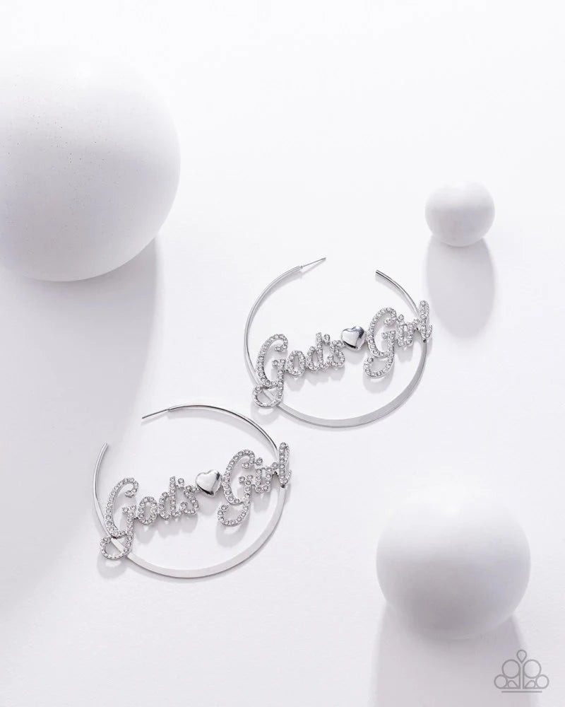 Paparazzi ♥ Shine With Purpose - White ♥ Earrings