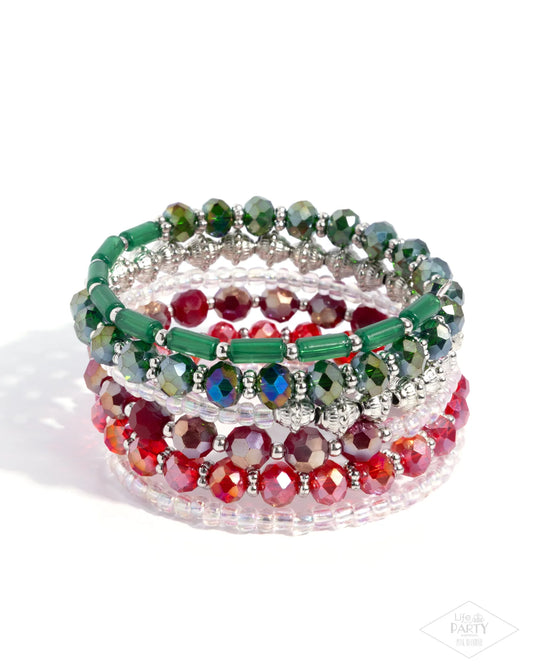Paparazzi ♥ Stacked Surprise - Multi ♥ Bracelet