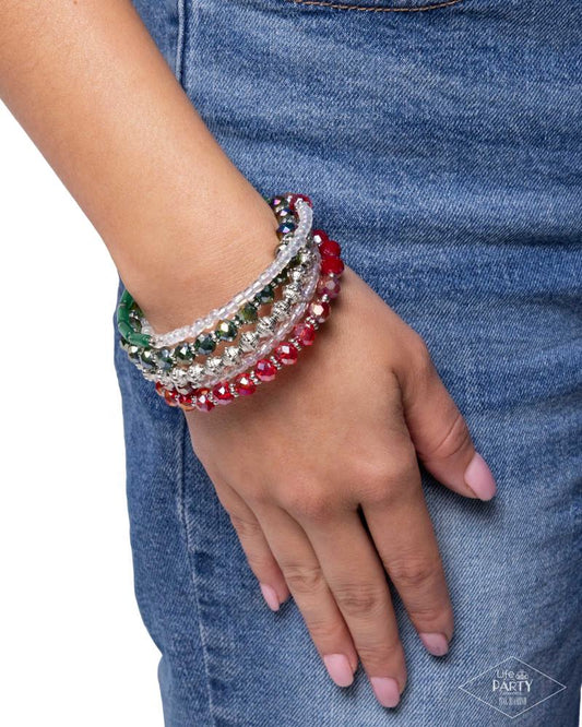 Paparazzi ♥ Stacked Surprise - Multi ♥ Bracelet