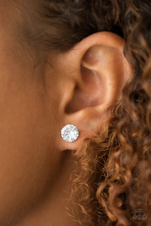 Paparazzi ♥ Just In TIMELESS - Gold ♥ Post Earrings