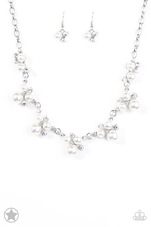 Paparazzi ♥ Toast To Perfection - White ♥ Necklace