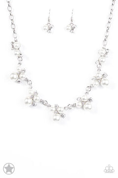 Paparazzi ♥ Toast To Perfection - White ♥ Necklace