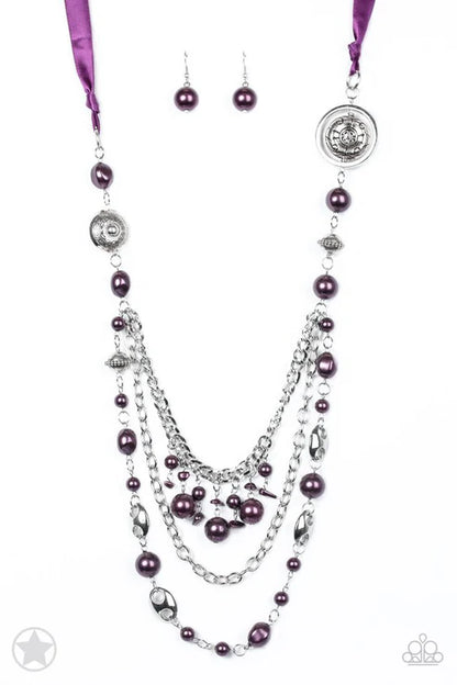 Paparazzi ♥ All The Trimmings - Purple ♥ Necklace