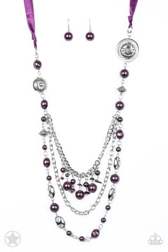 Paparazzi ♥ All The Trimmings - Purple ♥ Necklace