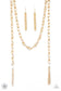 Paparazzi ♥ SCARFed for Attention - Gold ♥ Necklace