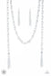 Paparazzi ♥ SCARFed for Attention - Silver ♥ Necklace